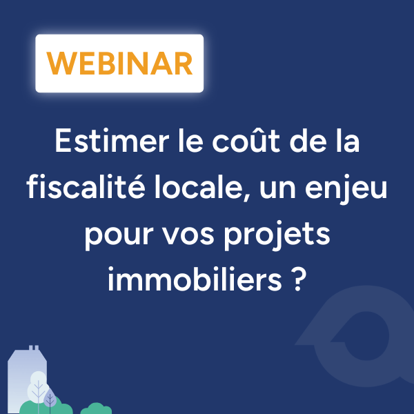 Bannière webinar simulation taxe foncière carré