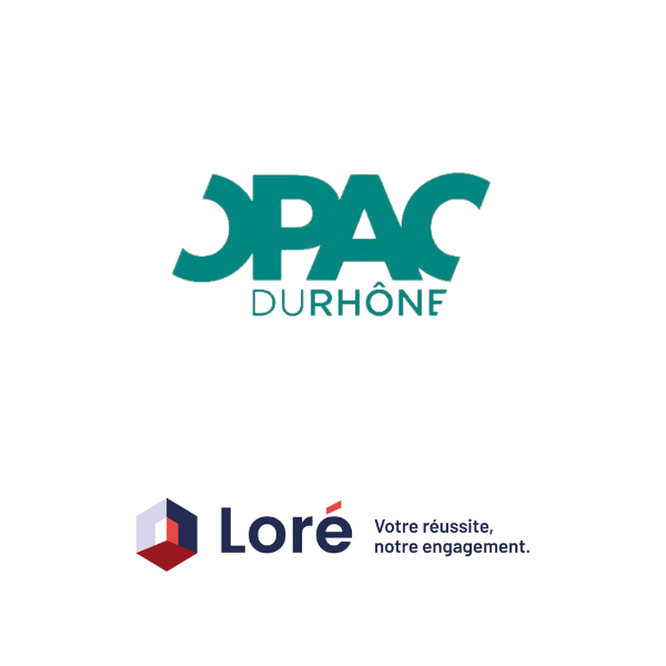Logos OPAC du Rhône et Loré