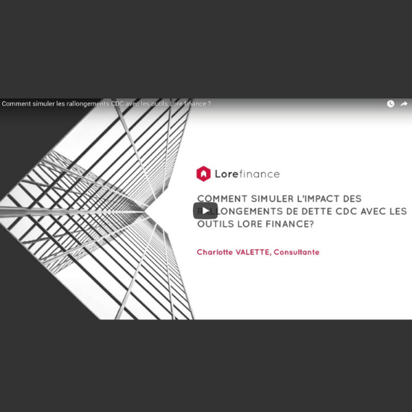 Diapo Simulation rallongement dette CDC outils Loré